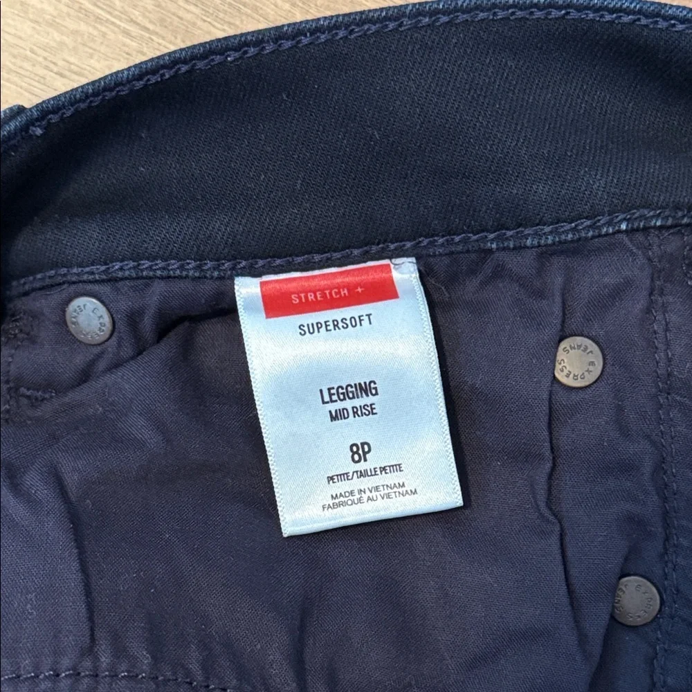 Express Women's Midnight Blue Skinny Jeans - Picture 3 of 5